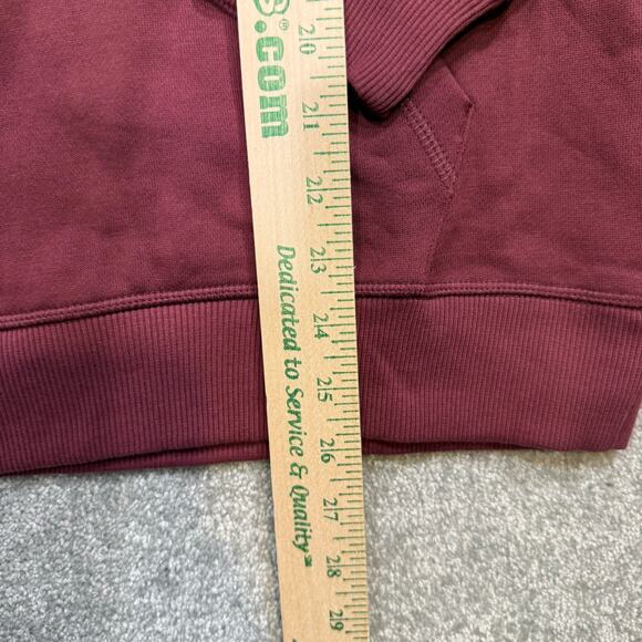 Pact NWT One For All Unisex Hoodie Sweatshirt Raisin Red Sz Small Organic Cotton - Picture 10 of 12